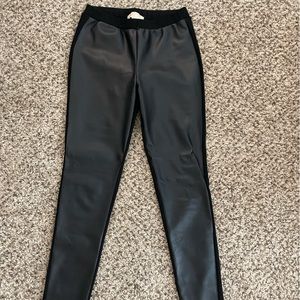Michael Kors Leather Leggings